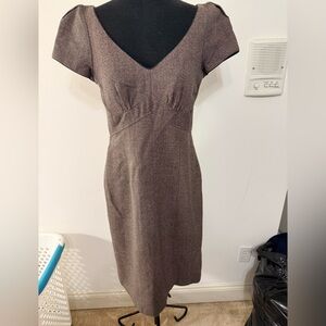 Zenobia Brown Midi Dress